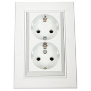 Двойная розетка MAKEL Karea