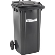 Большой пластмассовый контейнер для мусора EUROKRAFTpro 233137