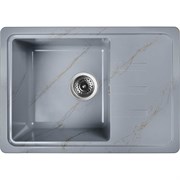 Мойка для кухни из искусственного камня WISENT мрамор серо-золотой (беларусь) 435x620x220 WB15-15/WGER013