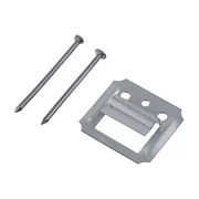 Кляймер крепеж для вагонки и панелей СТРОЙМЕТИЗ №6 цинк (уп. 80 шт.)