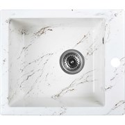 Мойка для кухни из искусственного камня WISENT мрамор бело-золотой (беларусь) 480x410x220 WA10-13/WGER013