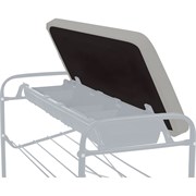 Этажерка Nika НИКА ЭТП3-1 ЭТП3-1/МС светло-серый/матовый серый