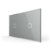 Панель для двух сенсорных выключателей LIVOLO BB-C7-C1/C1-15