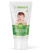 Зубная паста детская 50 г, SYNERGETIC, липа и ромашка, от 0 до 3 лет, натуральная, 201008