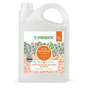 Гель для душа 3,5 л, SYNERGETIC "Карамельное яблоко и ваниль", натуральный, биоразлагаемый, 400351