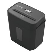 Уничтожитель (шредер) BRAUBERG OF-812X, карты, скобы, 4 уровень секретности, 4х35 мм, 8 листов, 12 литров, 533141