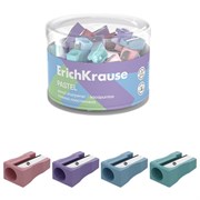 Точилка ERICH KRAUSE "EasySharp Pastel", клиновидная, корпус ассорти, 63782