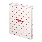 Фотоальбом BRAUBERG "Cute hearts" на 200 фото 10х15 см, твердая обложка, 391427