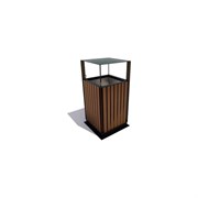 Урна-пепельница 7 скамеек Эстет