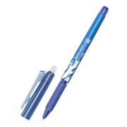 Ручка стираемая гелевая с грипом BRAUBERG "LINE", СИНЯЯ, игольчатый наконечник 0,5 мм, линия письма 0,35 мм, 144433