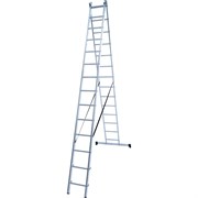 Алюминиевая двухсекционная лестница НОВАЯ ВЫСОТА NV1220
