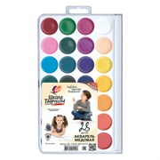 Краски акварельные ЛУЧ "Школа творчества", 28 цветов, медовые, без кисти, пластиковая коробка, 29С 1759-08