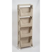 Напольная четырехярусная этажерка Violet Лофт