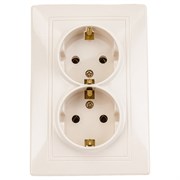 Двойная розетка INTRO Plano