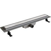 Душевой лоток RGW Drain Leo-11-80 прямой 800 хром Ø 40 мм на ножках, с переходником 40/50