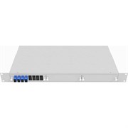Укомплектованный одномодовый стоечный оптический кросс TopLan КРС-Top-1U-04SC/U-OS2-GY