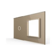 Панель для сенсорного выключателя и розетки LIVOLO BB-C7-C1/SR-13