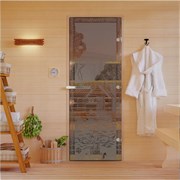 Дверь для бани DoorWood Банька в лесу