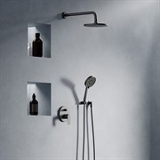 Встраиваемая душевая система Damixa Apollo черный