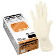 Перчатки латексные смотровые MANUAL DC750, Австрия, 50 пар (100 шт.), размер M (средний), белые, DC750-02