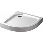 Душевой поддон RGW 80х80х14 см, белый, полукруглый, 7 ножек в комплекте SMC/R-8080W