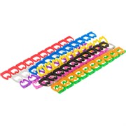 Набор маркировочных кабельных клипс для кабелей LANMASTER LAN-MCC-NUM-SET-C6