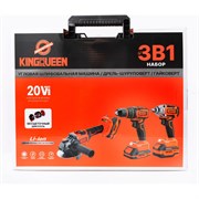 Набор шуруповерт гайковерт болгарка KINGQUEEN KQ-TS311