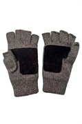 Перчатки-рукавицы утепленные ProfLineSpecialist (Полушерсть/спилок), серый