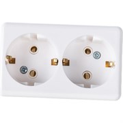 Двойная наружная розетка Юпитер Эконом