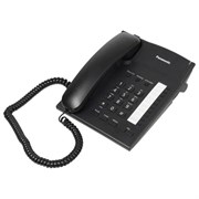 Телефон PANASONIC KX-TS2382RUB, память 10 ном., тональный/импульсный режим, повтор, чёрный