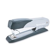 Степлер металлический усиленный до 50 листов, №24/6-24/8 BRAUBERG "Office-Expert", серый, 274239