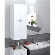 Пенал SANTREK Виола 2 двери подвесной белый 400x1000x300