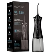 Ирригатор для полости рта REVYLINE RL 220, емкость резервуара 0,3 л, 2 насадки, черный, 7944