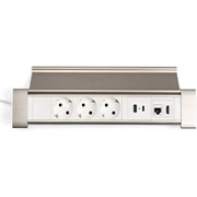 Встраиваемая выдвижная розетка Inrior WL-03-10