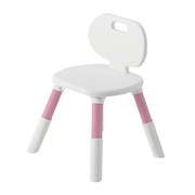 Стул детский BRABIX KIDS CC-001, 2-8 лет, пластик розовый + белый, 533294