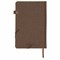 Ежедневник недатированный А5 138x213 мм BRAUBERG "Finest" под кожу, резинка, 136 л., коричневый, 111870 - фото 11000773
