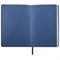 Ежедневник недатированный А5 138х213 мм BRAUBERG "Metallic", под кожу, 136 л., гибкий, синий, 113376 - фото 11008111