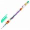 Ручки гелевые ЮНЛАНДИЯ, НАБОР 6 ЦВЕТОВ, БЛЕСТКИ, корпус с печатью, узел 0,7 мм, линия письма 0,5 мм, 142802 - фото 11023223