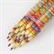 Карандаш с многоцветным грифелем ЮНЛАНДИЯ MAGIC, 1 шт., туба, шестигранный, утолщенный грифель 5 мм, натуральное дерево, 181373 - фото 11038863