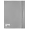 Скоросшиватель пластиковый BRAUBERG, А4, 130/180 мкм, серый, 220387 - фото 11049074