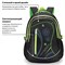 Рюкзак BRAUBERG HIGH SCHOOL универсальный, 3 отделения, "Неон", черный/салатовый, 46х31х18 см, 225520 - фото 11055288