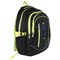Рюкзак BRAUBERG HIGH SCHOOL универсальный, 3 отделения, "Неон", черный/салатовый, 46х31х18 см, 225520 - фото 11055294