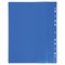 Скоросшиватель пластиковый с перфорацией BRAUBERG, А4, 140/180 мкм, синий, 226583 - фото 11057070