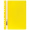 Скоросшиватель пластиковый с перфорацией BRAUBERG, А4, 140/180 мкм, желтый, 226587 - фото 11057112