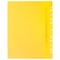 Скоросшиватель пластиковый с перфорацией BRAUBERG, А4, 140/180 мкм, желтый, 226587 - фото 11057114