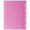 Скоросшиватель пластиковый с перфорацией BRAUBERG, А4, 140/180 мкм, розовый, 226588 - фото 11057124