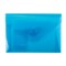 Папка-конверт с кнопкой МАЛОГО ФОРМАТА (74х105 мм), А7 (для дисконтных, банковских карт, визиток) прозр, синяя, 0,18 мм, BRAUBERG, 227323 - фото 11059017
