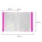 Папка 40 вкладышей BRAUBERG "Neon", 25 мм, неоновая розовая, 700 мкм, 227454 - фото 11059446