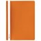 Скоросшиватель пластиковый BRAUBERG, А4, 130/180 мкм, оранжевый, 228673 - фото 11063943