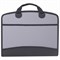 Папка-портфель пластиковая BRAUBERG А4+ (375х305х60 мм), 4 отделения, 2 кармана, серая, 228685 - фото 11064051